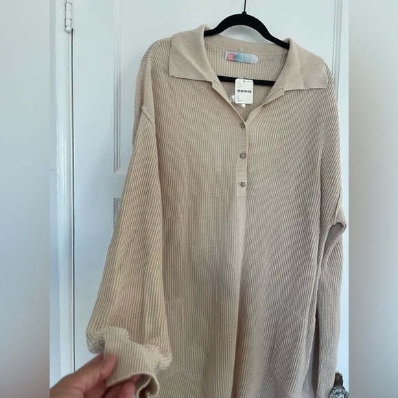 NWT Free people beach women’s picnic sweater - Picture 4 of 6